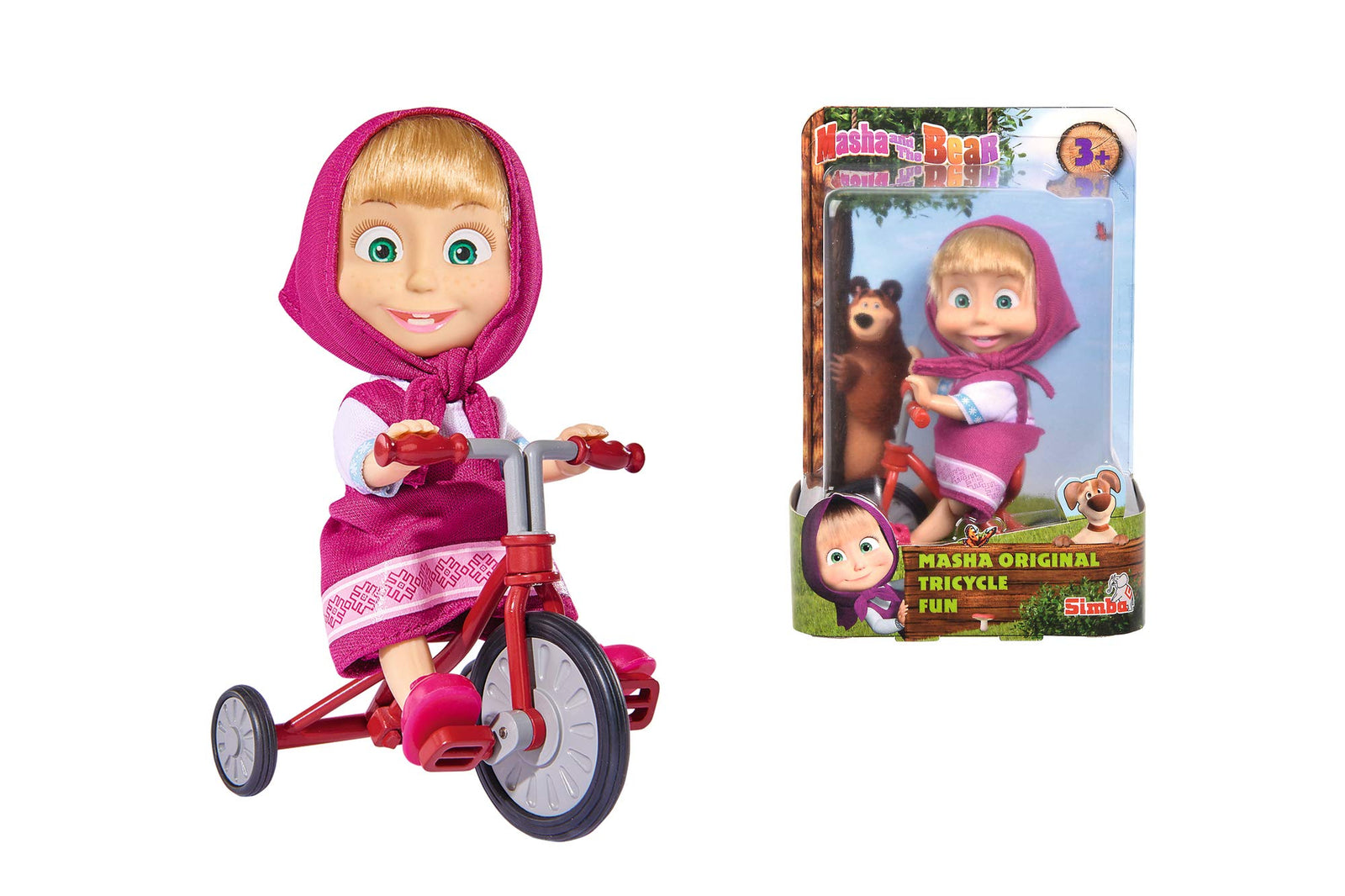 Simba Masha and The Bear – Masha Original Tricycle Fun – Kids Toy (Ages 3 +)