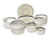 Rosa Porcelain Sapphire Ellipse Dinnerware 23-Piece Set, Multi Color - Safqqa Egypt