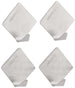 PEDRINI Gadget Adhesive Hooks Rombo, Stainless Steel, • Adhesive installation – no drilling required. - Safqqa