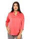 Splash Blouse With Silk Touch For Women,Easy to pair with skirts, trousers, or jeans for versatile styling.