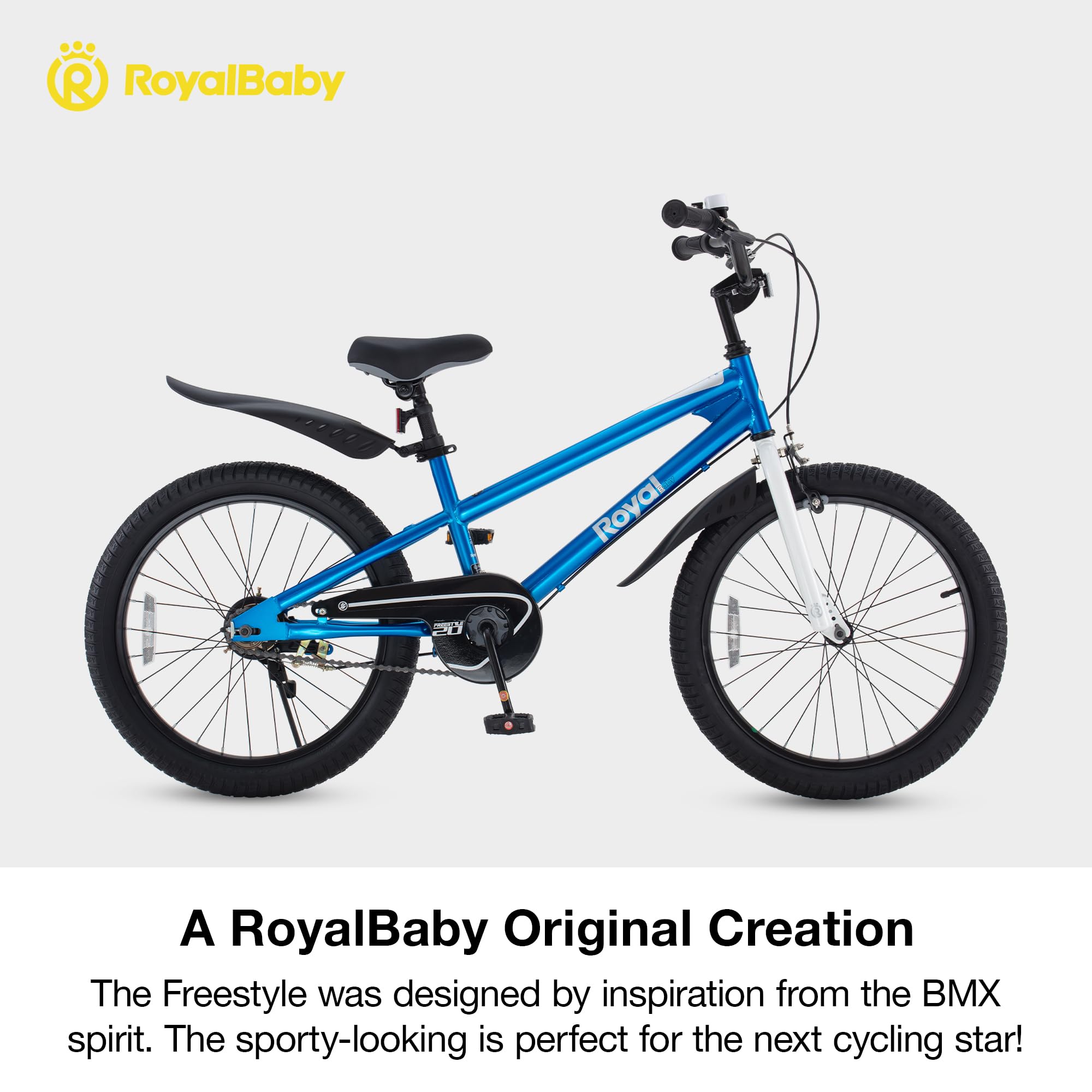 Royalbaby Bicycle With Training Wheels And Kickstand For Children's