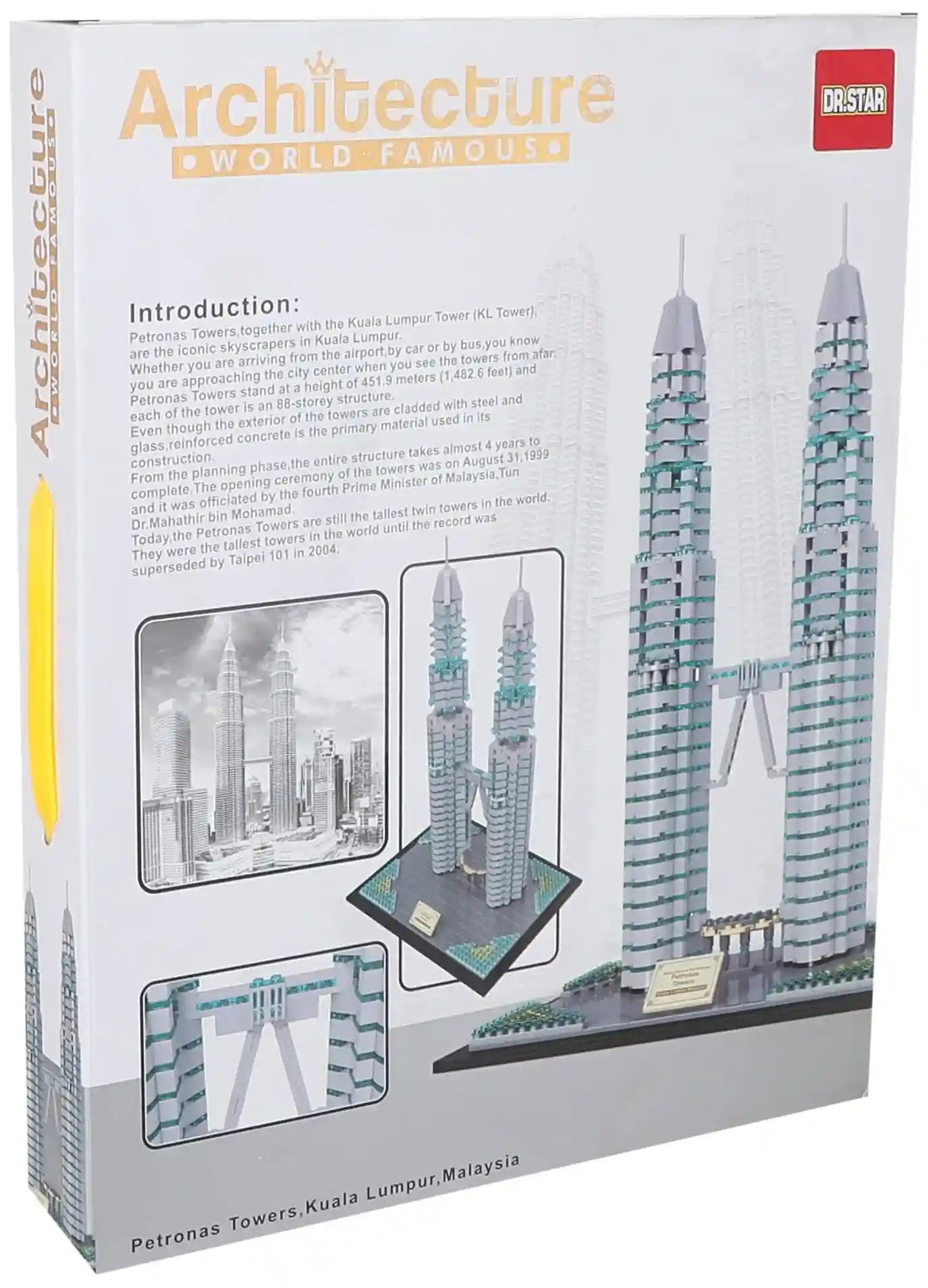 Architecture Petronas Tower for Unisex - 1875 Pieces - Safqqa Egypt