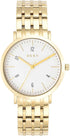 DKNY Casual Watch for Women, Quartz Movement, Analog Display, Gold Stainless Steel Strap-NY2503