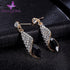 Shining Diva Fashion 18k Gold Plated Crystal Earrings For Women