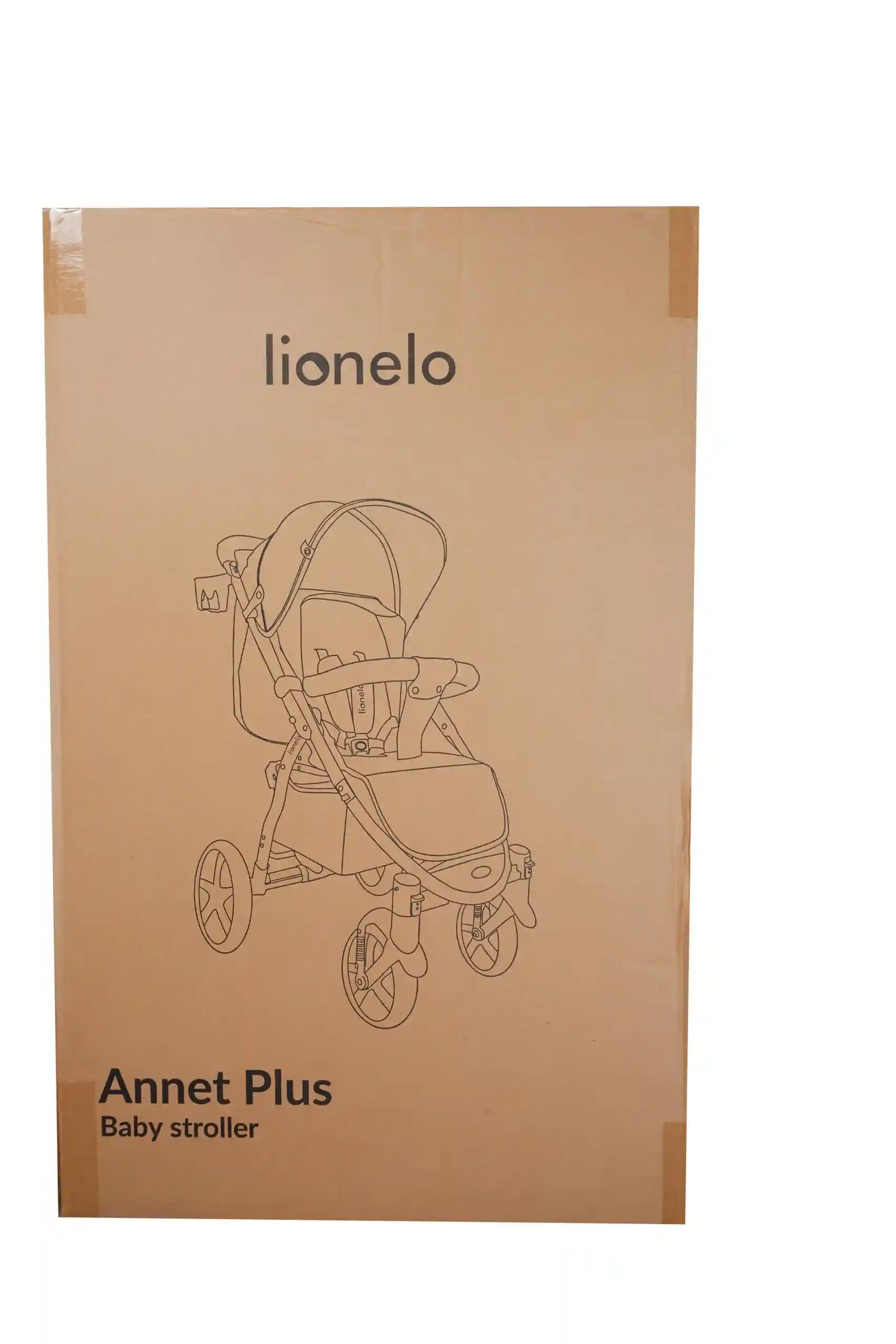 Lionelo Annet Plus Baby Stroller – 22kg, Reclining Seat & Accessories