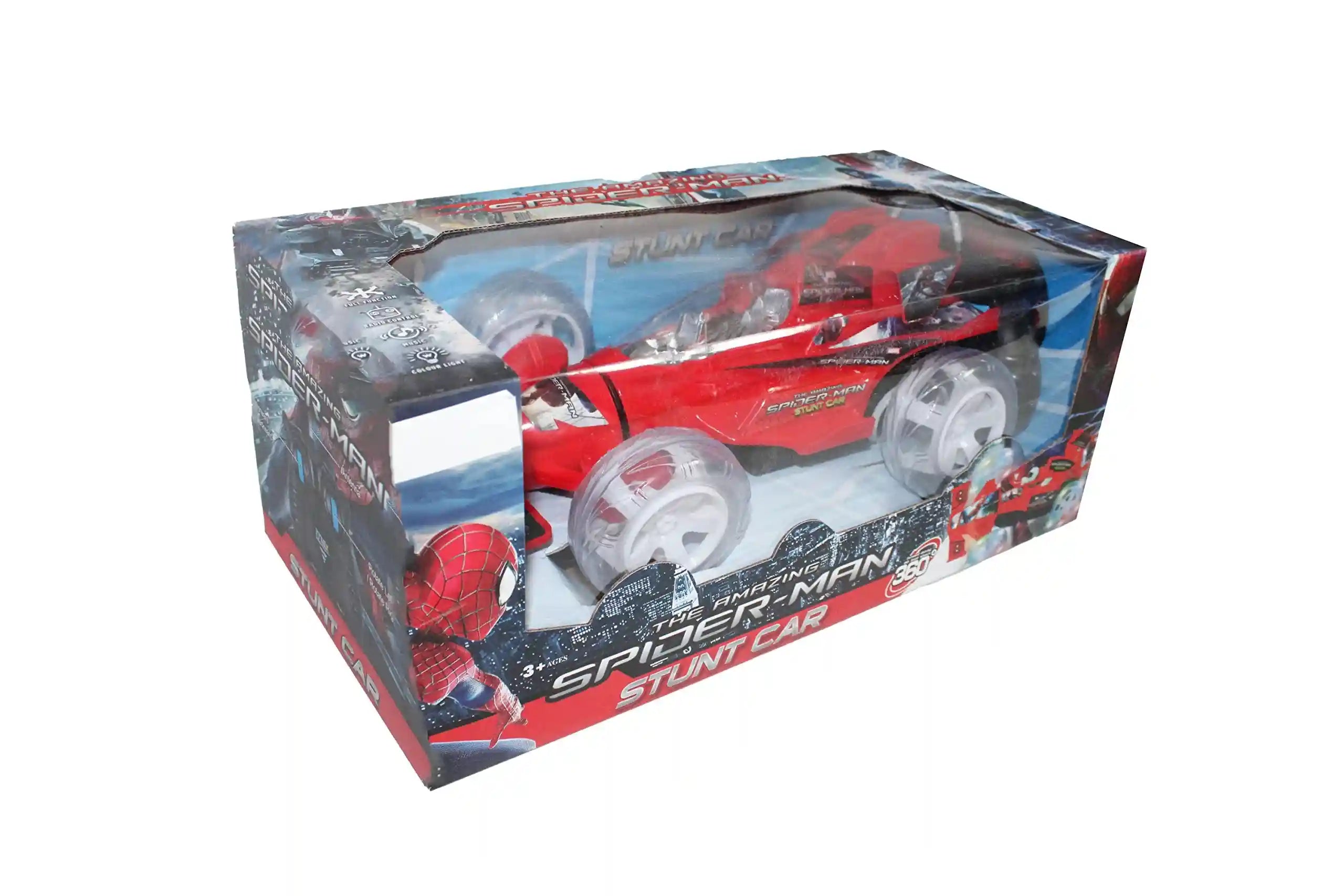 The Amazing Spider Stunt Car Toy with Remote Control