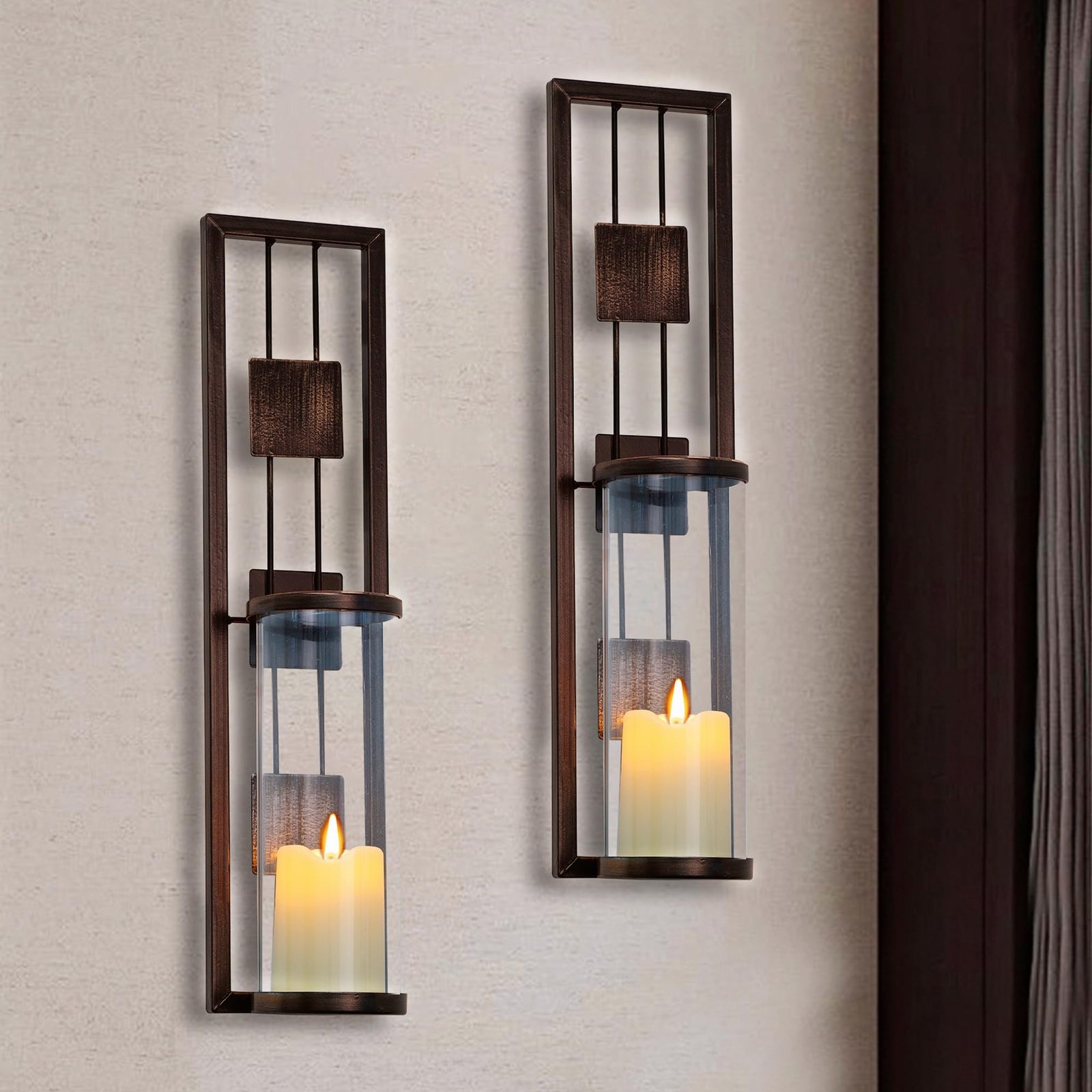 Shelving Solution Metal Wall Candle Holder – Elegant Wall Décor