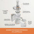 Panasonic 1000W Juicer with Full Metal spinner for Maximum Juice extraction; 2.0L Large capacity- MJ-CB100 - Safqqa Egypt