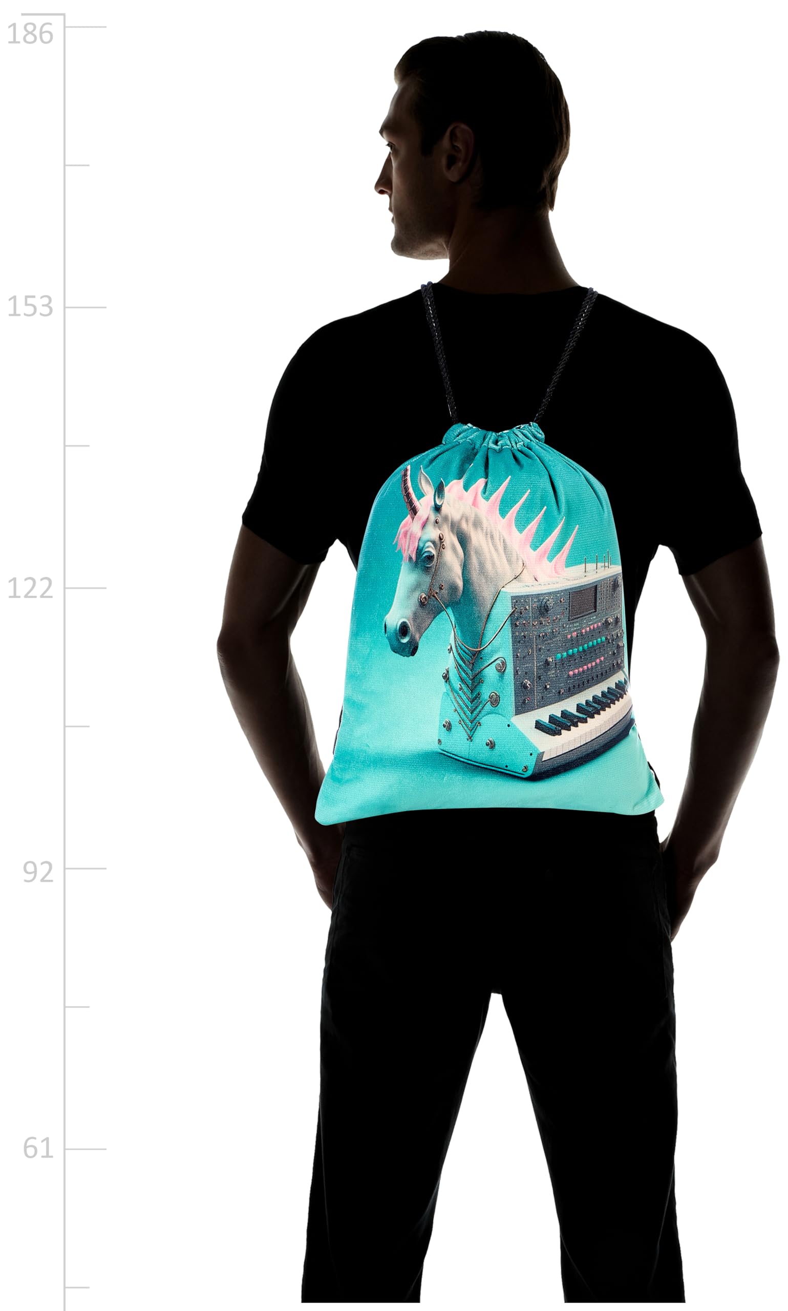 شنطة برباط من تات - 662، متعددة الالوان، مقاس كبير