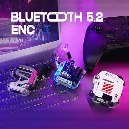 سماعات لاسلكية Gravastar SIRIUS P5 True Wireless Earbuds – صوت قوي وتصميم مستقبلي مميز