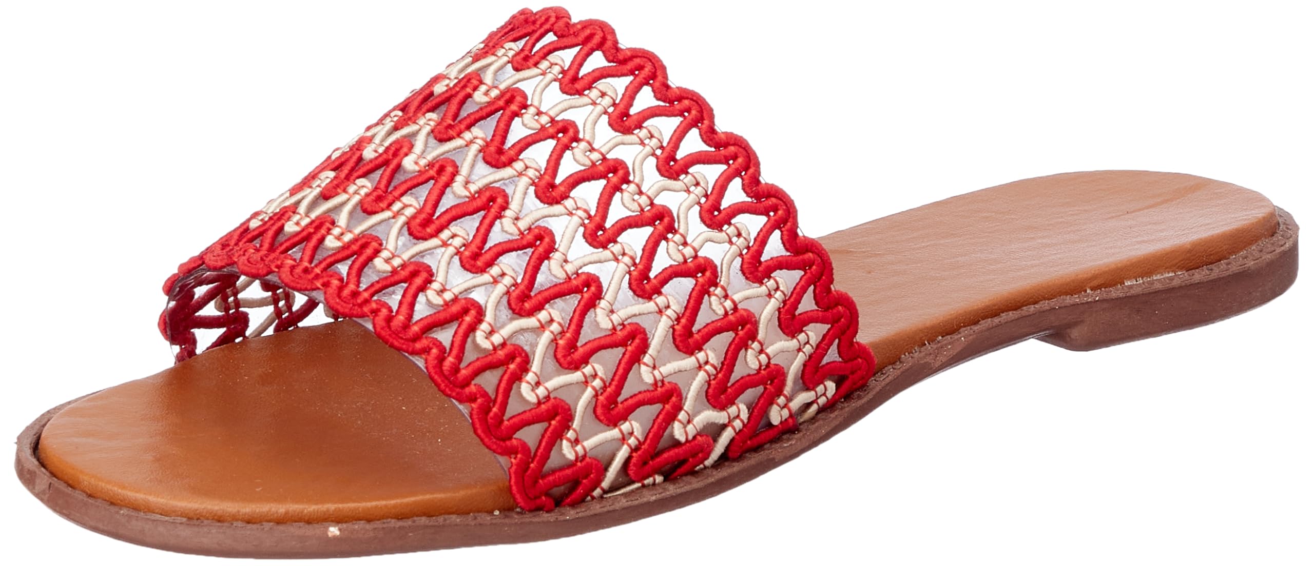 sway 1 c.m slippers,cotton lace fabric strap, - Safqqa Egypt