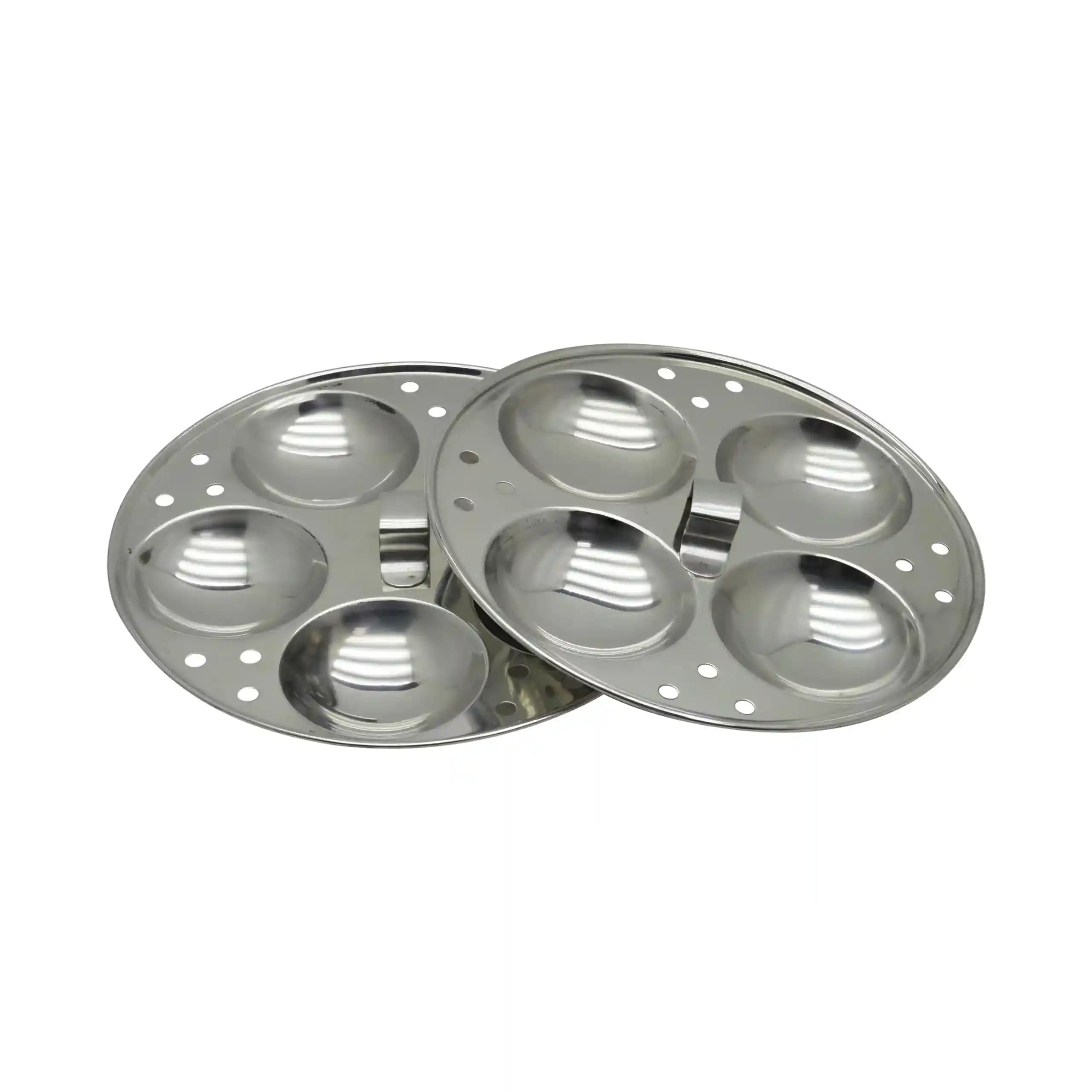 Raj Steel Idli Cooker – Small, 23 cm