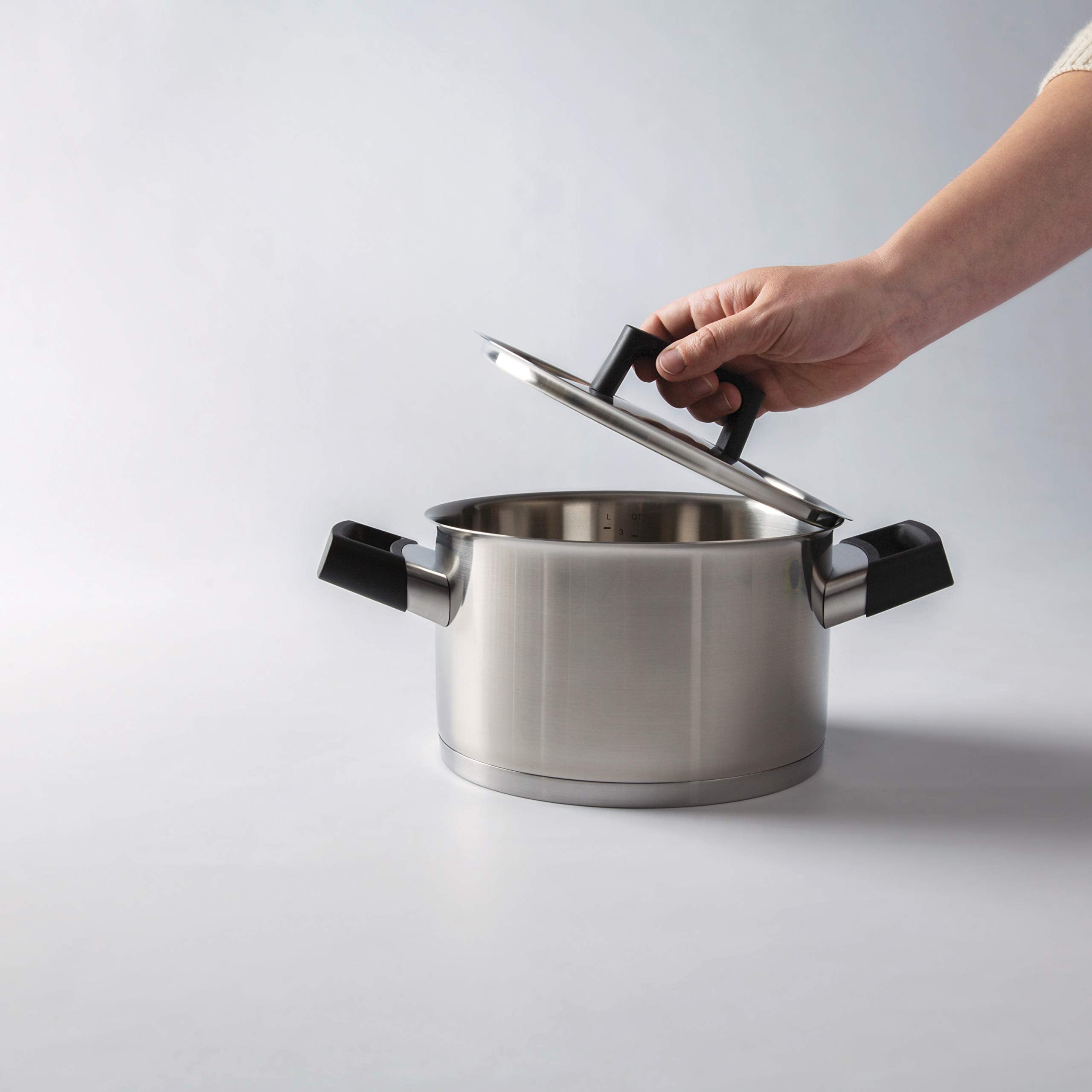 BergHOFF Ron Stainless Steel Round Covered Stockpot, 20 cm