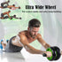 Fitness Pro | Ab Roller Wheel with Knee Mat | Abs Workout Equipment | For Abdominal & Core Strength | Exercise Wheels for Home Gym | Built In Spring Resistance | Home Workout Equipment (Green)
