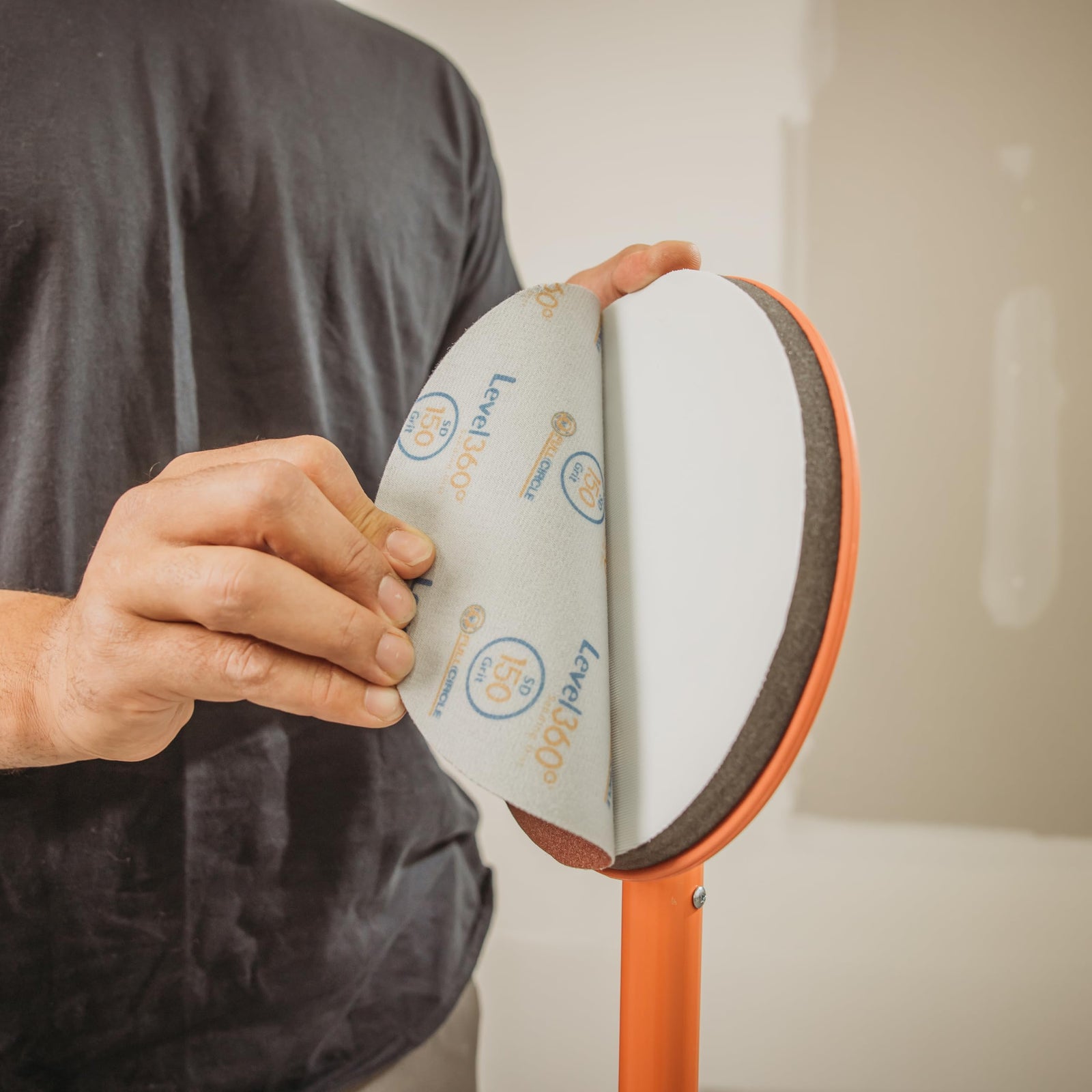 Full Circle International Radius360 Sanding Tool with Interchangeable Center Hub 9 Inch Round, 1-Pack