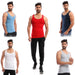 Set Of (5) Sleeveless Cotton Undershirts - For Men - Safqqa Egypt