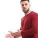 Offcliff Men’s Plain Long Sleeve Crew Neck Shirt - Safqqa