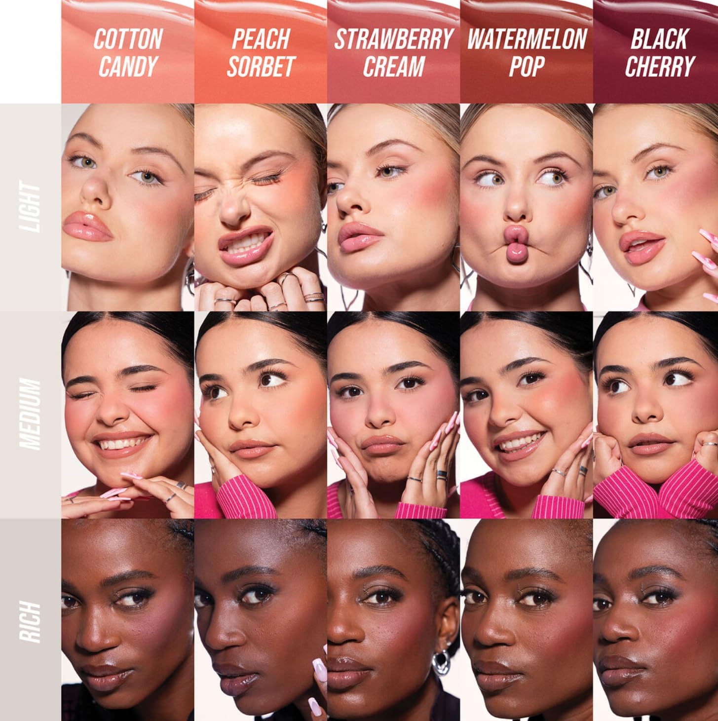 HUDA BEAUTY Blush Soft Glow Liquid Blush Cotton Candy