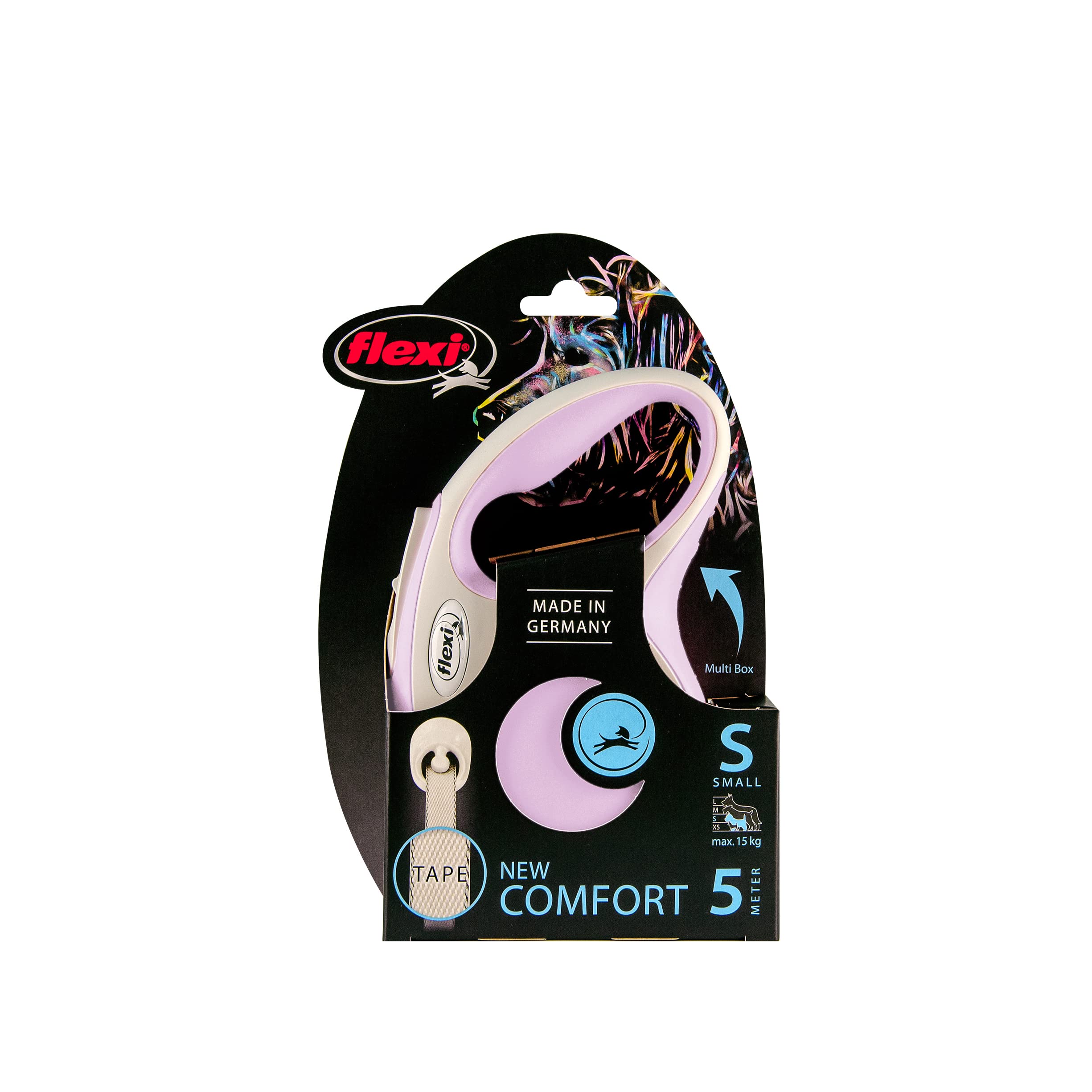 شريط Flexi New Comfort S – 5 متر، وردي