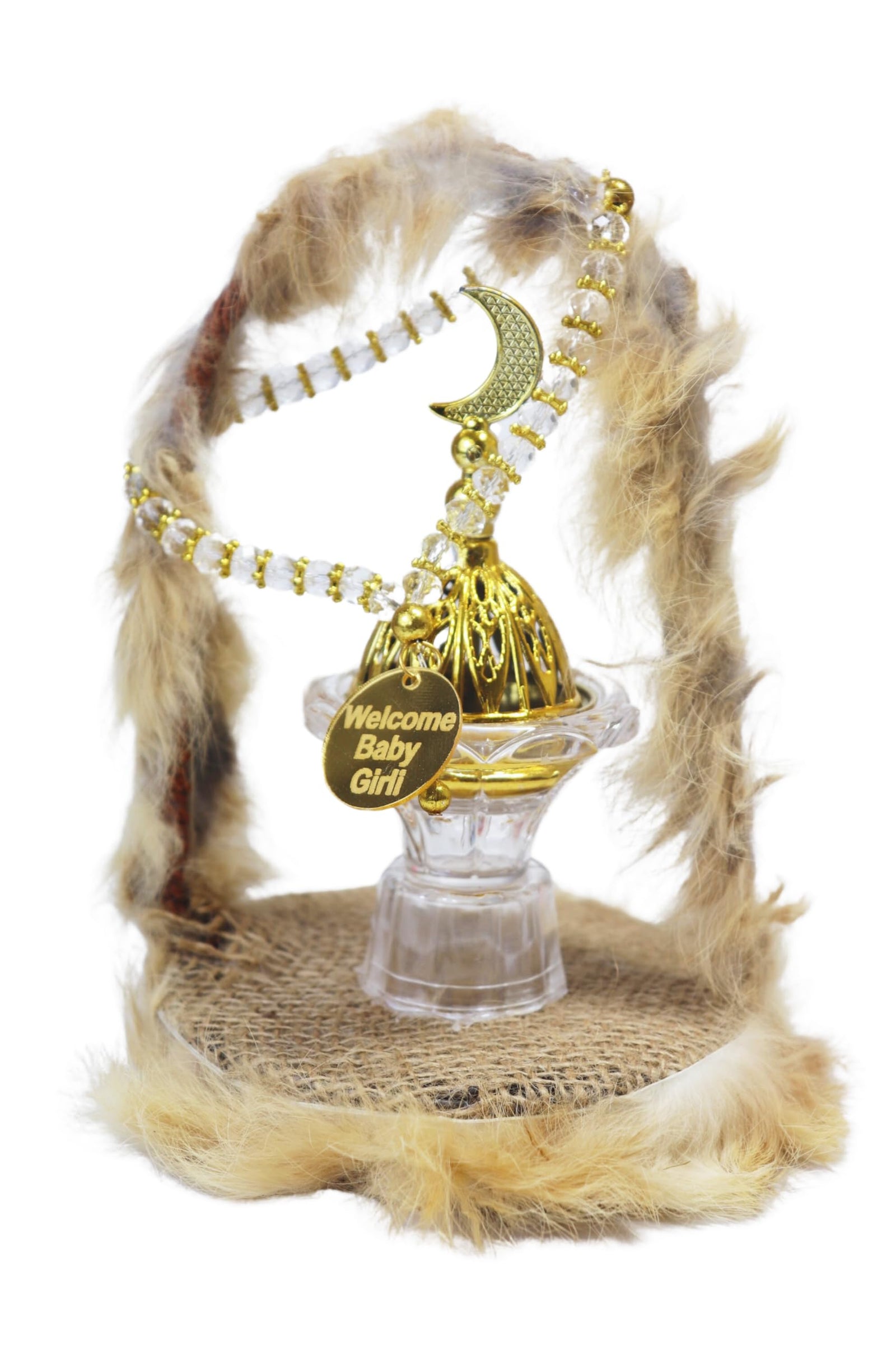 طقم هدايا استقبال مولودة بتصميم طفولي أنيق للبنات