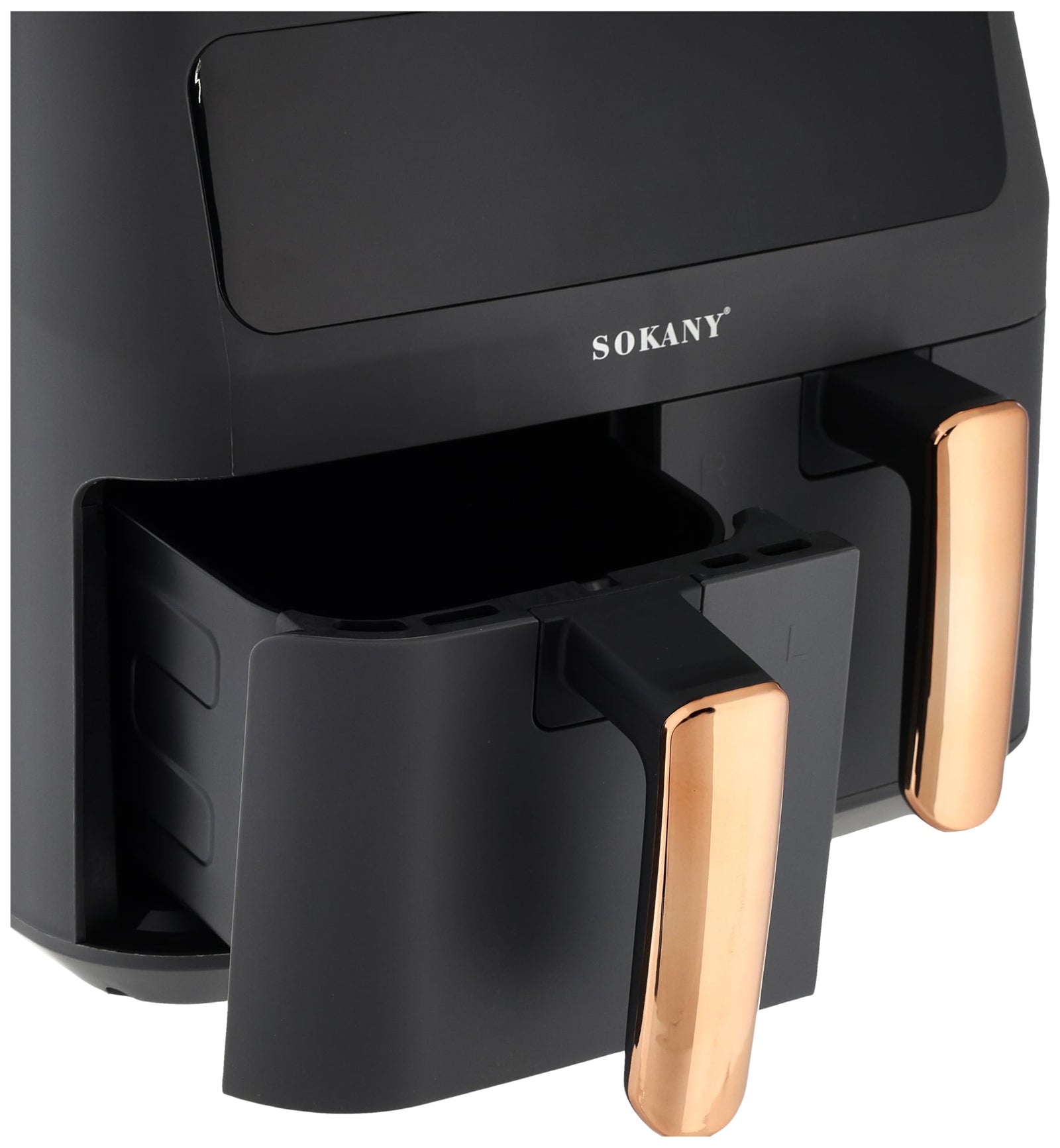 sokany Double Door Air Fryer 8L 2800W SK-ZG-8030 Dark Grey- Have Scratches