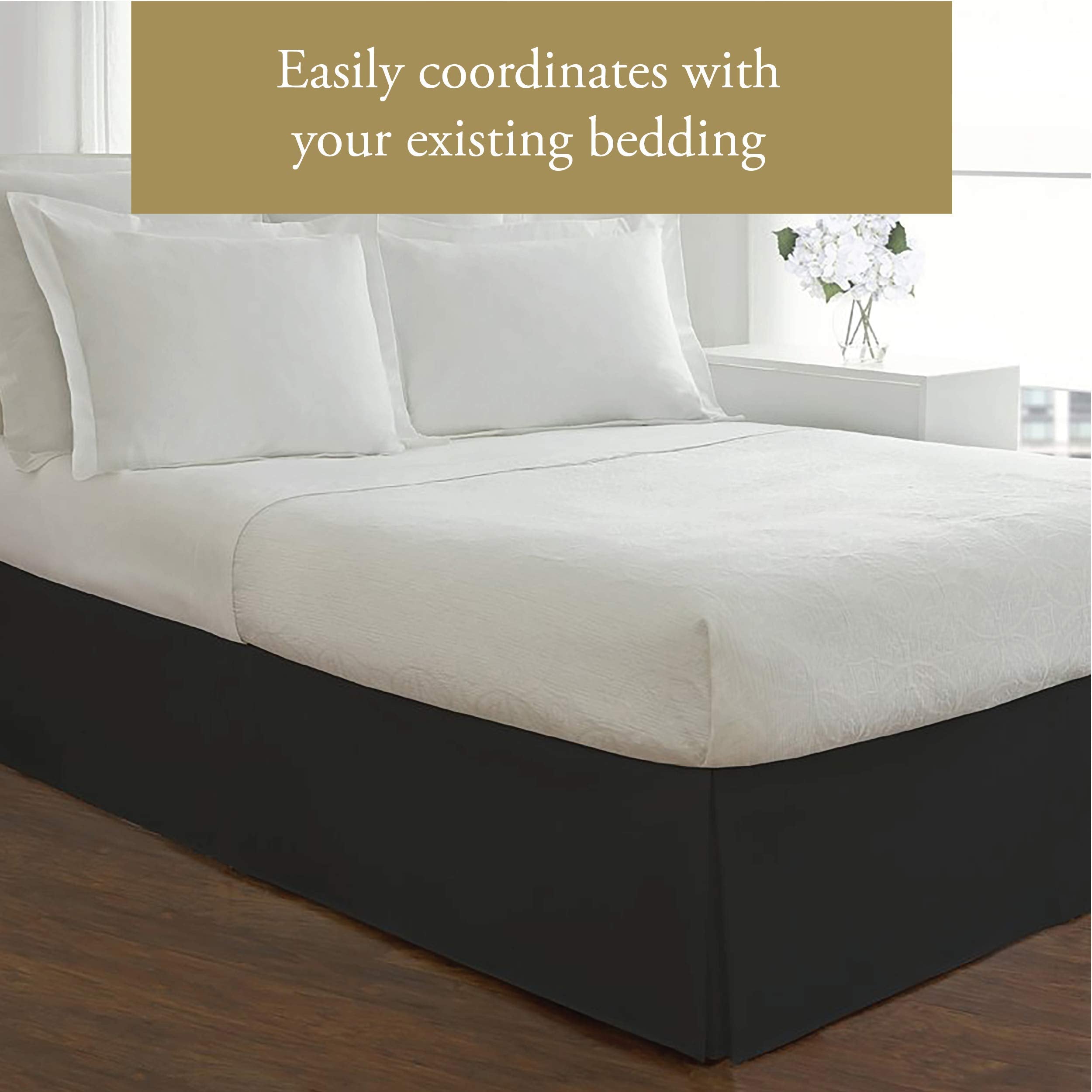 Levinsohn Lux Hotel Microfiber Bed Skirt with Elegant Tailored Design – Safqqa Egypt