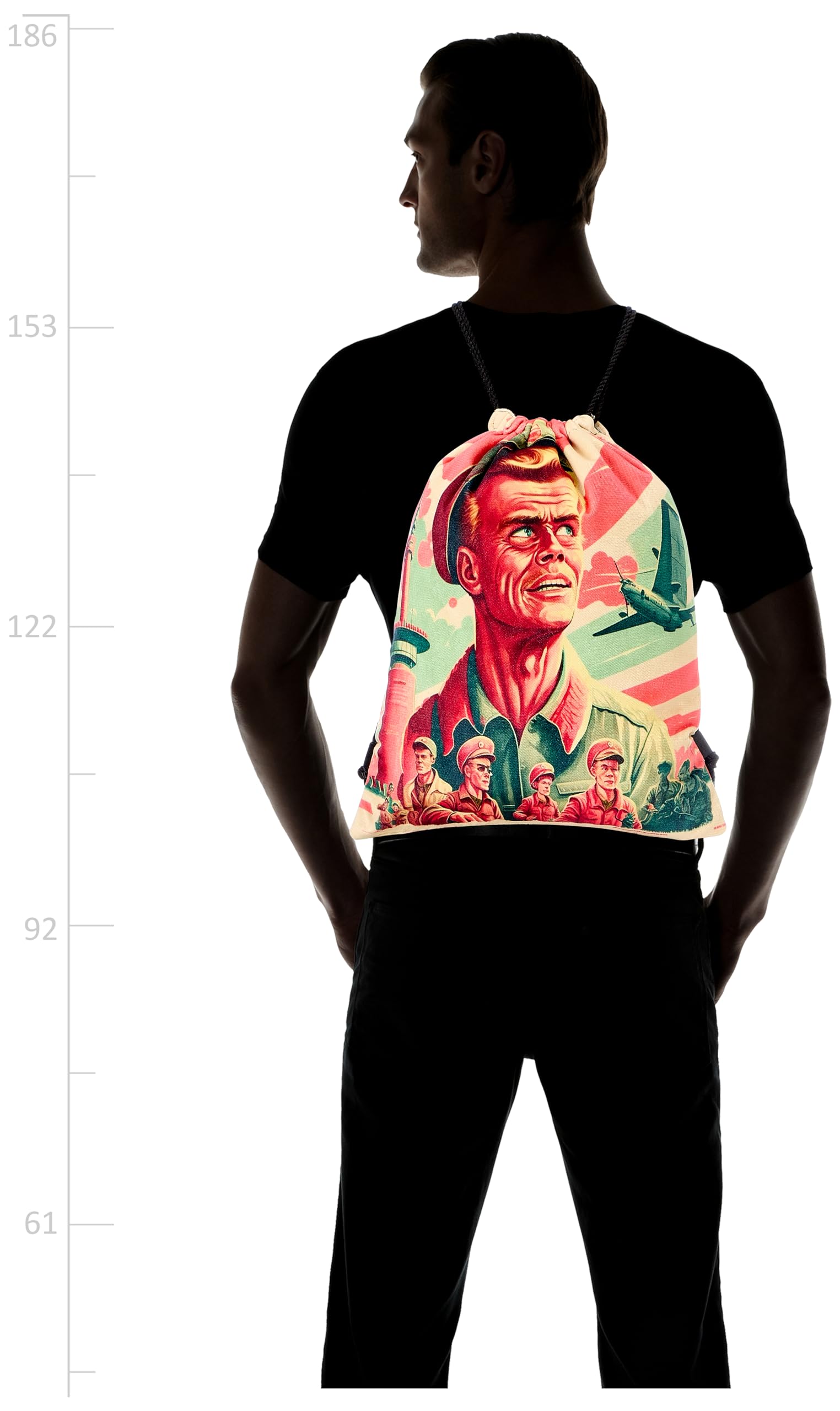 شنطة برباط للاطفال من تات، مقاس L، متعددة الالوان، 913