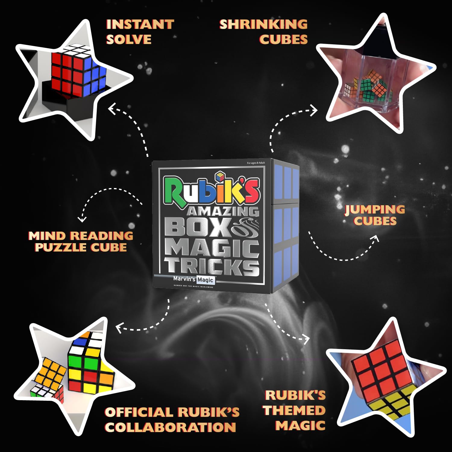 Marvin’s Magic – Rubik’s Amazing Box of Magic Illusions | Kids Magic Set