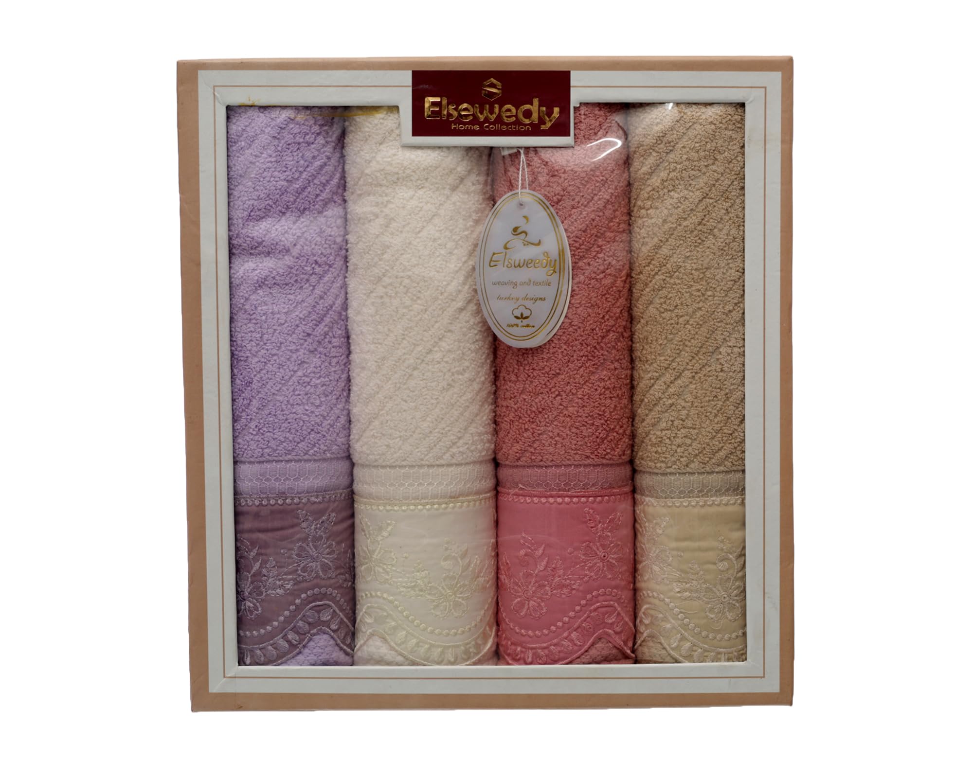 Egyptian Textile Cotton Towels ,Set Of 4 – Safqqa Egypt