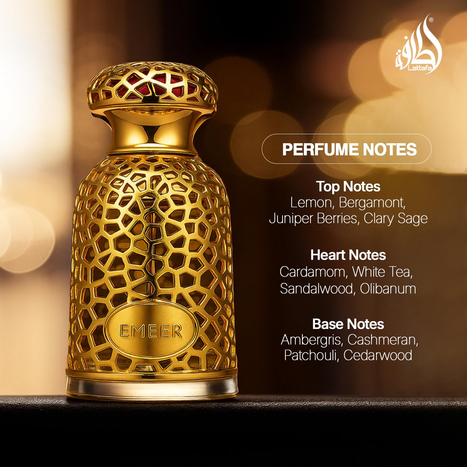 لاتافا إيمير عطر أودي برفيوم للجنسين – 100 مل عبير طويل الأمد وجذاب رائحة أنيقة وفاخرة