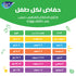 حفاضات فاين للأطفال - مقاس 2 صغير. مصممة للأطفال بوزن من 3 إلى 6 كجم، وتتميز بقلب فائق الامتصاص يحبس البلل وطبقة ناعمة تسمح بمرور الهواء لتمنح بشرة الطفل راحة