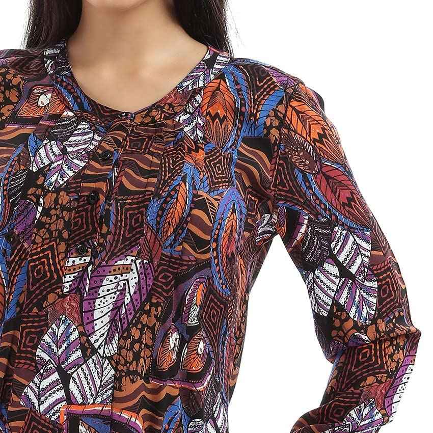 ESLA Long-sleeved Long Shirt- Blouses For Womens - Safqqa Egypt