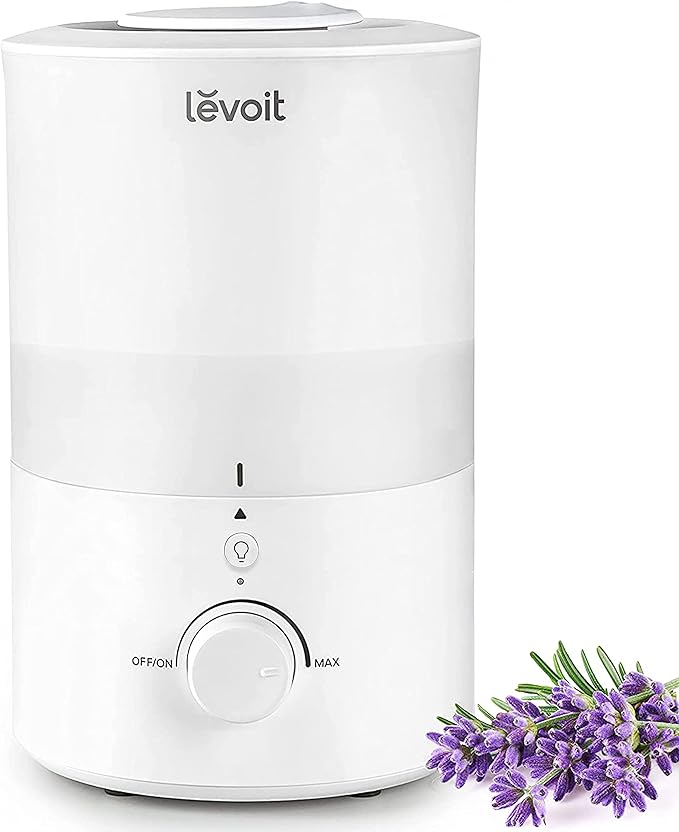 LEVOIT Cool Mist Humidifier 3L White with Night Light – Safqqa Egypt
