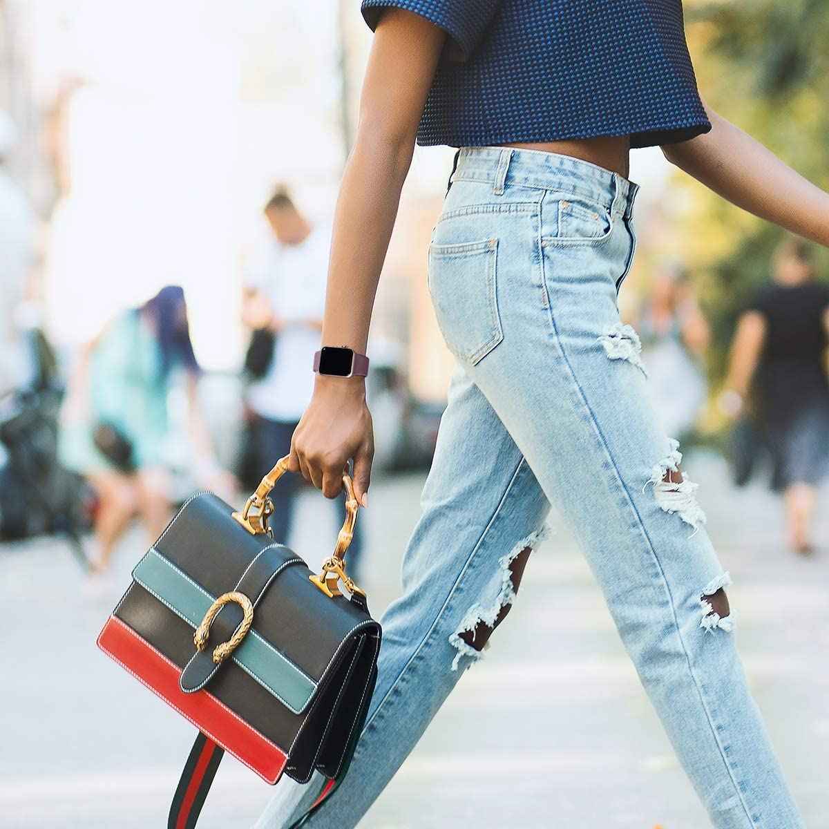 6 Pack Sport Bands Compatible with Apple Watch Band 38mm 40mm 41mm 42mm 44mm 45mm 49mm,Soft Silicone Waterproof Strap Compatible with iWatch Apple Watch Series Ultra 8 7 6 5 4 3 2 1 SE