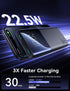 Joyroom JR-QP191 22.5W Power Bank 10000mAh With Large Digital Display Supports PD3.0,QC3.0 - Black