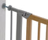 Hauck Deluxe Wood and Metal Pressure Fix Safety Gate - Metallic