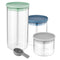 Berghoff - 3-Piece Glass Food Container Set 24.5x12.6x25.1