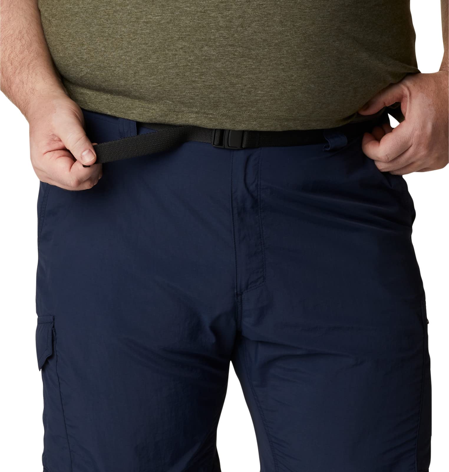 Columbia Men’s Silver Ridge Convertible Pants & Tamiami II Short Sleeve Shirt – Breathable, Quick-Dry Outdoor Set with UPF Sun Protection