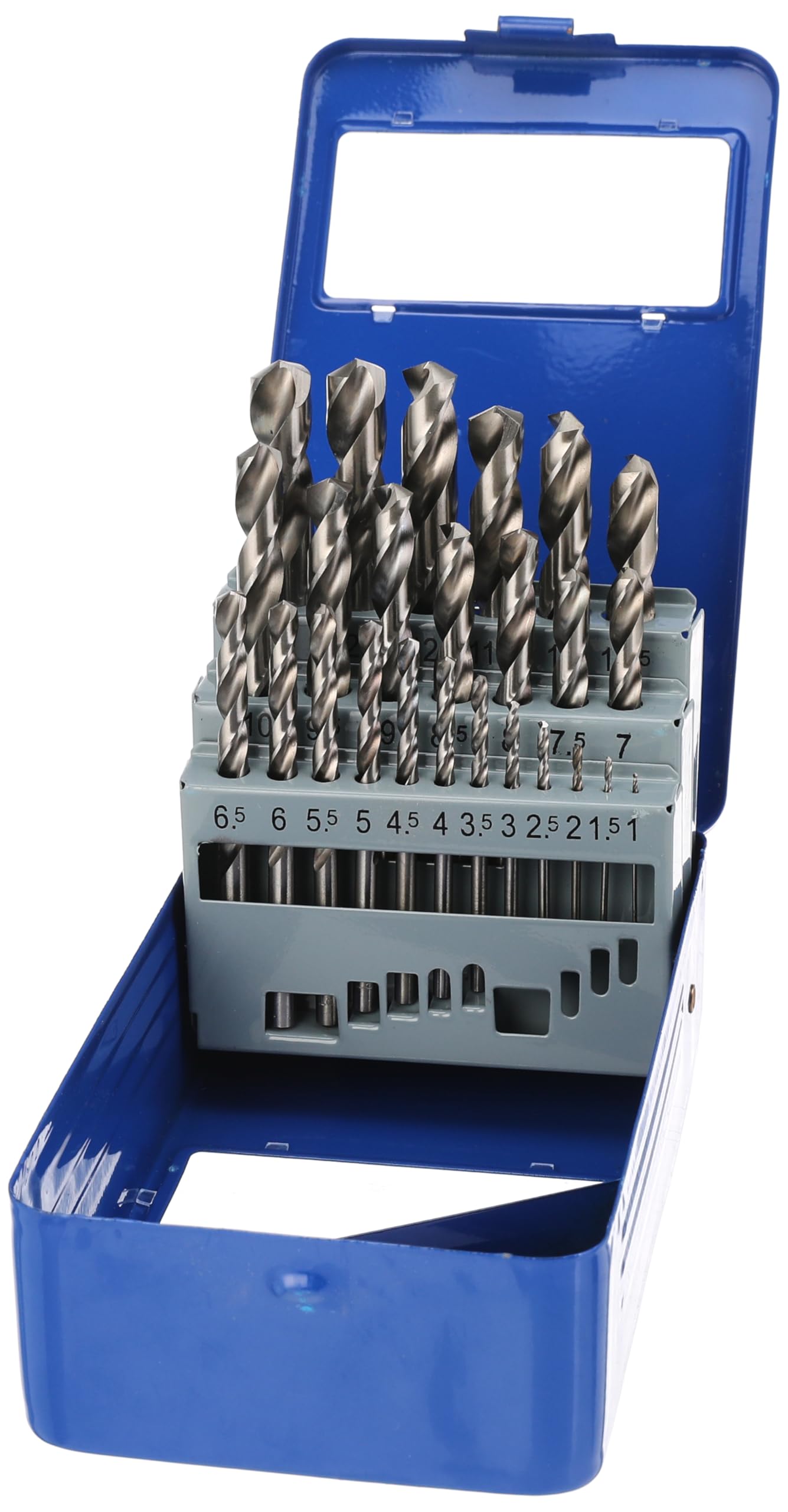 Fully Ground Straight Shank Twist Drill Bit 25-Piece Set