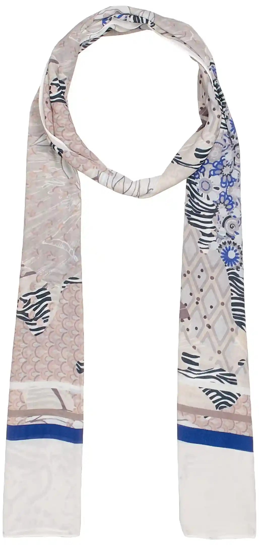 Swaza Chiffon printed Scarf for women 70cm * 200cm - Safqqa Egypt