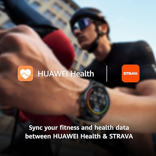 HUAWEI Smartwatch Activity Tracker Heart Rate Blood Oxygen Black – Safqqa Egypt