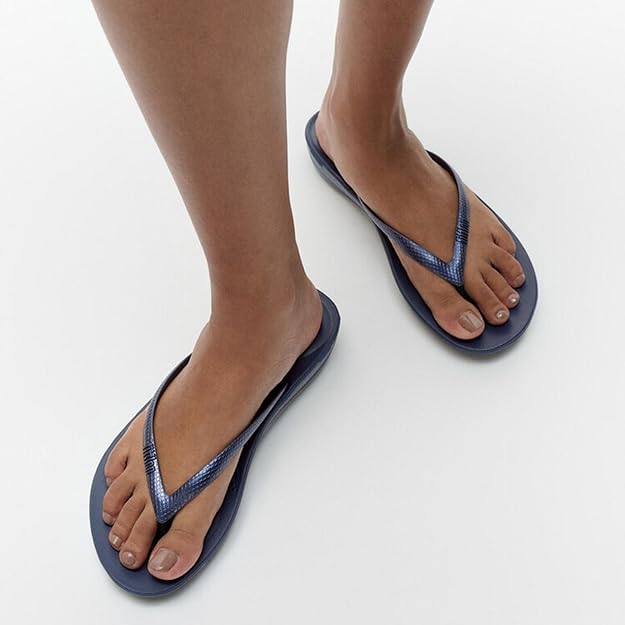 FitFlop Women Slippers Navy Comfort Slides – Safqqa Egypt