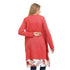 Kady Women crew Neck Solid Tunic Top With Floral Trim - Safqqa Egypt