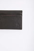 Dalydress Men Genuine Leather Card Holder Money Clip Black