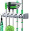 Elyassin Plastic Wall-Mounted Broom Holder, 6 hooks - Safqqa