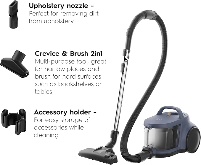 Electrolux Bagless Vacuum Cleaner 2000W 1.8L Multi Color EC412DB