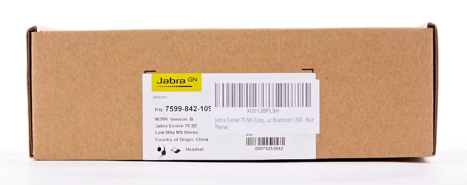 Jabra Evolve 75 MS Wireless Headset, Stereo – Includes Link 370 USB Adapter – Bluetooth Headset with World-Class Speakers, Active Noise-Cancelling Microphone, All Day Battery - Safqqa Egypt