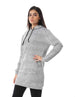Hairline Stripes Kangaroo Pockets Drawstring Hoodie For Women,Long sleeves with ribbed cuffs for a snug fit.. - Safqqa