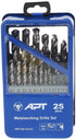 Fully Ground Straight Shank Twist Drill Bit 25-Piece Set