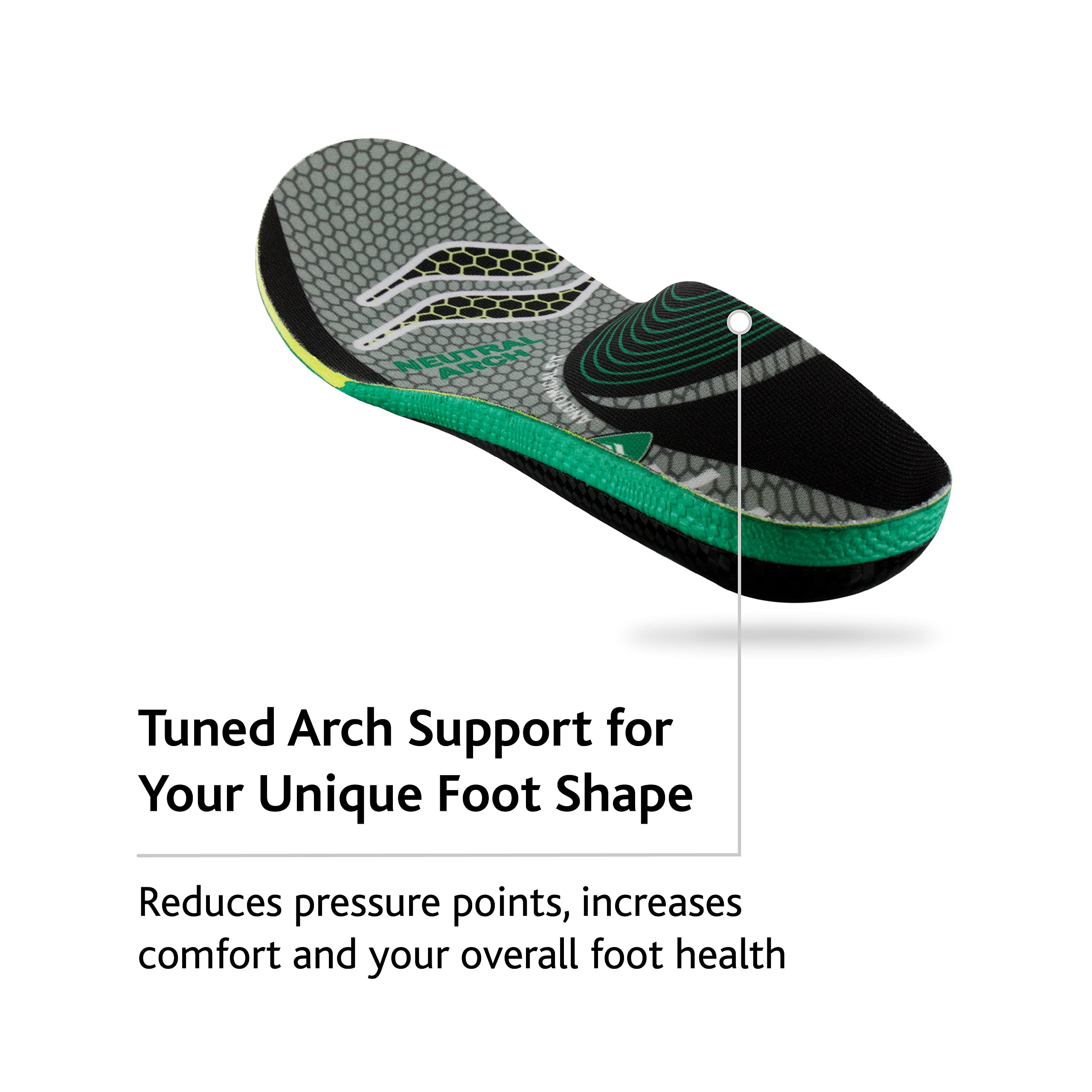 Sof Sole Insoles Unisex FIT Support Full-Length Foam Shoe Insert